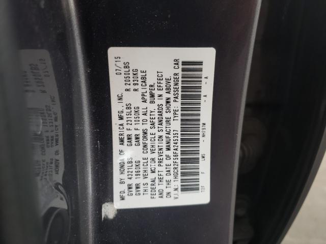 Photo 9 VIN: 1HGCR2F56FA245357 - HONDA ACCORD SPO 