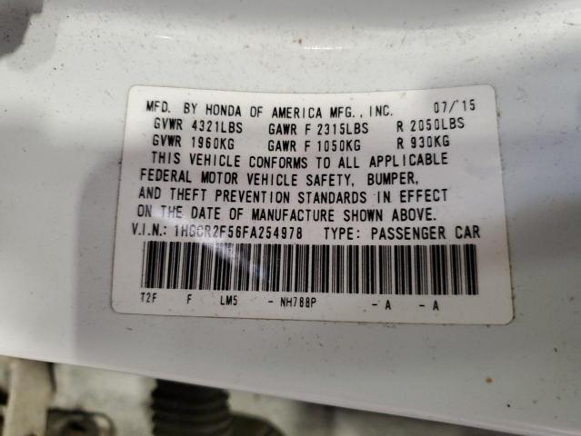 Photo 12 VIN: 1HGCR2F56FA254978 - HONDA ACCORD 