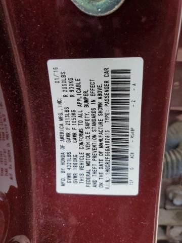 Photo 11 VIN: 1HGCR2F56GA102815 - HONDA ACCORD SPO 