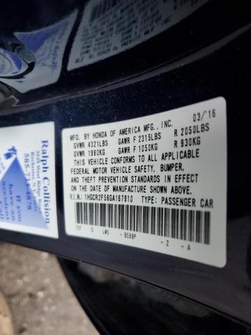 Photo 11 VIN: 1HGCR2F56GA167910 - HONDA ACCORD SPO 