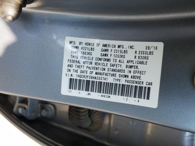 Photo 9 VIN: 1HGCR2F56HA055741 - HONDA ACCORD SPO 