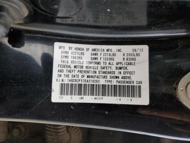 Photo 11 VIN: 1HGCR2F57EA019293 - HONDA ACCORD 