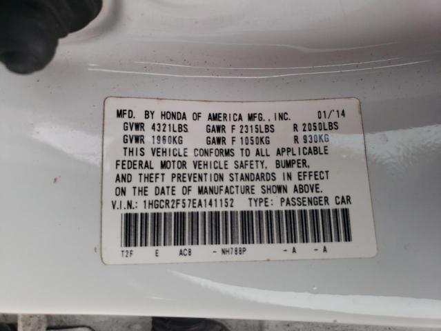 Photo 12 VIN: 1HGCR2F57EA141152 - HONDA ACCORD SPO 