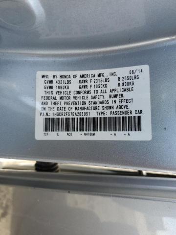 Photo 12 VIN: 1HGCR2F57EA265051 - HONDA ACCORD SPO 