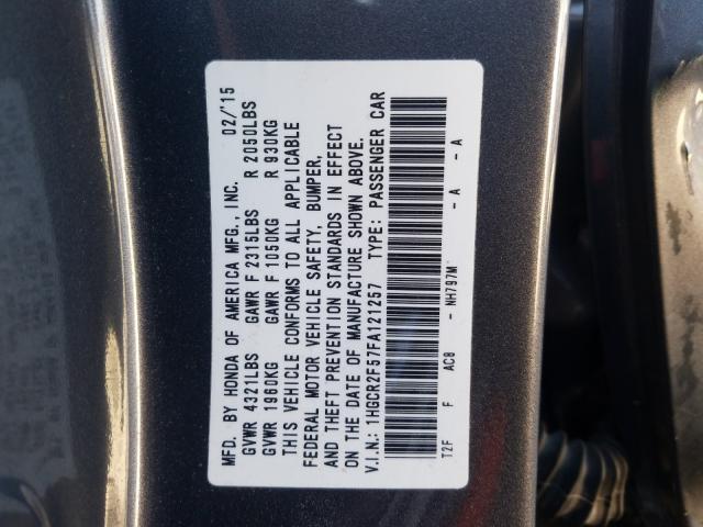 Photo 9 VIN: 1HGCR2F57FA121257 - HONDA ACCORD SPO 