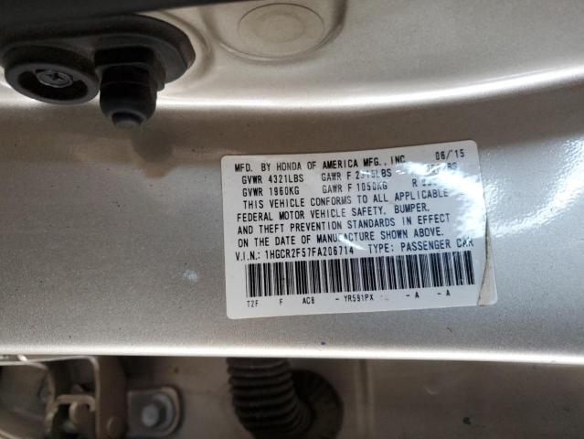 Photo 11 VIN: 1HGCR2F57FA206714 - HONDA ACCORD 