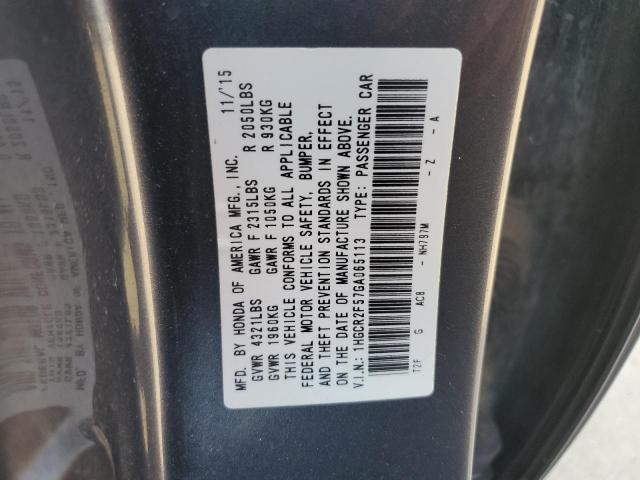 Photo 11 VIN: 1HGCR2F57GA065113 - HONDA ACCORD SPO 