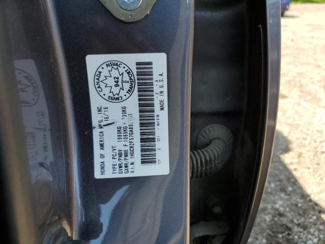 Photo 11 VIN: 1HGCR2F57GA809101 - HONDA ACCORD 