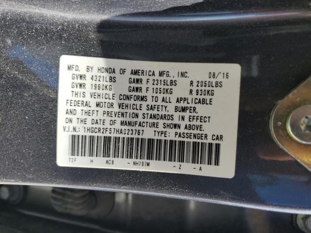 Photo 11 VIN: 1HGCR2F57HA023767 - HONDA ACCORD SPO 