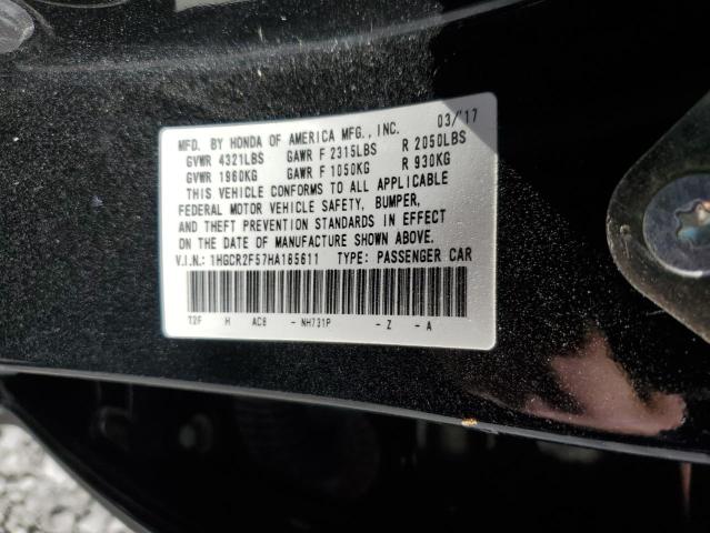 Photo 11 VIN: 1HGCR2F57HA185611 - HONDA ACCORD 