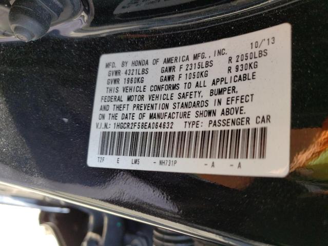 Photo 12 VIN: 1HGCR2F58EA064632 - HONDA ACCORD SPO 