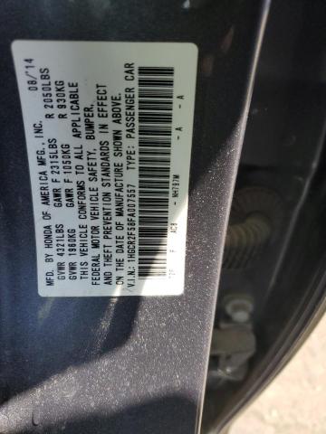 Photo 11 VIN: 1HGCR2F58FA007557 - HONDA ACCORD 