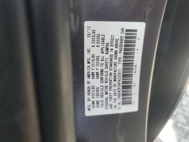 Photo 11 VIN: 1HGCR2F58FA222811 - HONDA ACCORD SPO 