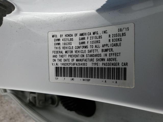 Photo 12 VIN: 1HGCR2F58FA264993 - HONDA ACCORD SPO 