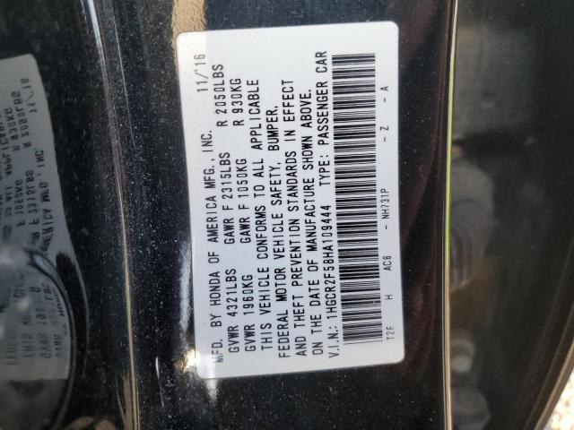 Photo 11 VIN: 1HGCR2F58HA109444 - HONDA ACCORD 