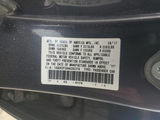 Photo 11 VIN: 1HGCR2F58HA282378 - HONDA ACCORD 