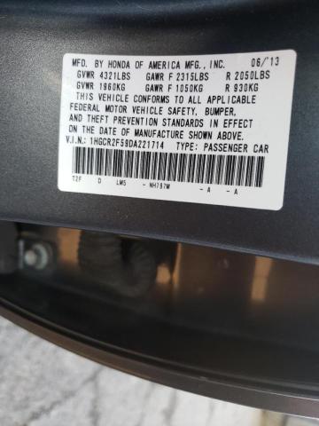 Photo 9 VIN: 1HGCR2F59DA221714 - HONDA ACCORD SPO 