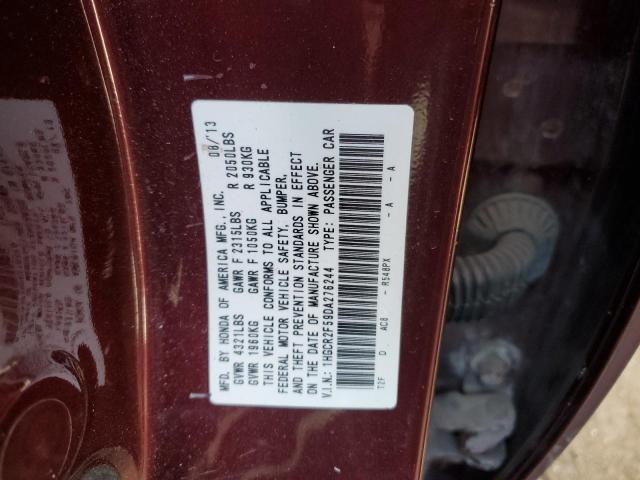 Photo 11 VIN: 1HGCR2F59DA276244 - HONDA ACCORD 