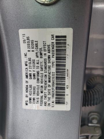 Photo 9 VIN: 1HGCR2F59GA035322 - HONDA ACCORD SPO 