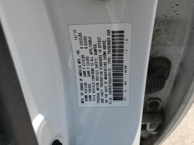 Photo 12 VIN: 1HGCR2F59GA049110 - HONDA ACCORD SPO 