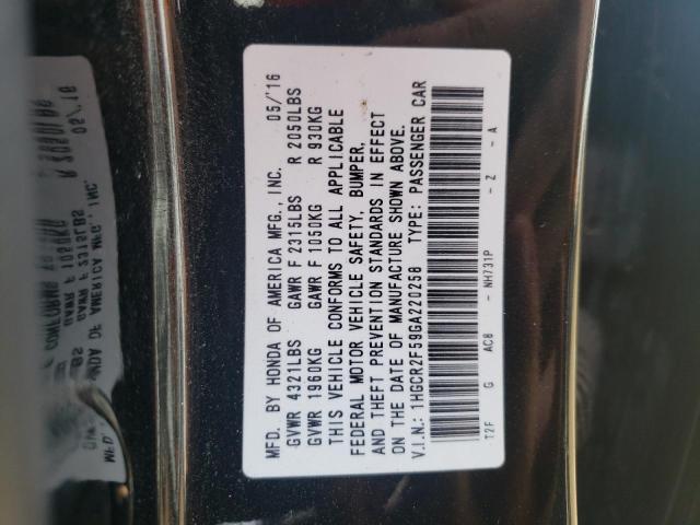 Photo 9 VIN: 1HGCR2F59GA220258 - HONDA ACCORD SPO 