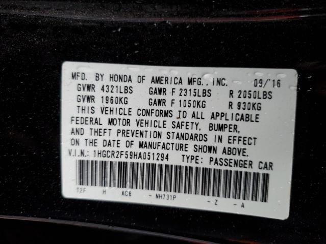 Photo 12 VIN: 1HGCR2F59HA051294 - HONDA ACCORD 