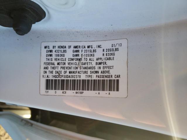 Photo 11 VIN: 1HGCR2F5XDA092379 - HONDA ACCORD SPO 