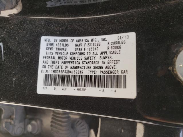 Photo 9 VIN: 1HGCR2F5XDA169235 - HONDA ACCORD SPO 