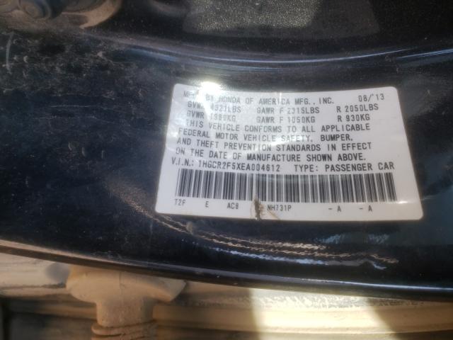 Photo 9 VIN: 1HGCR2F5XEA004612 - HONDA ACCORD SPO 