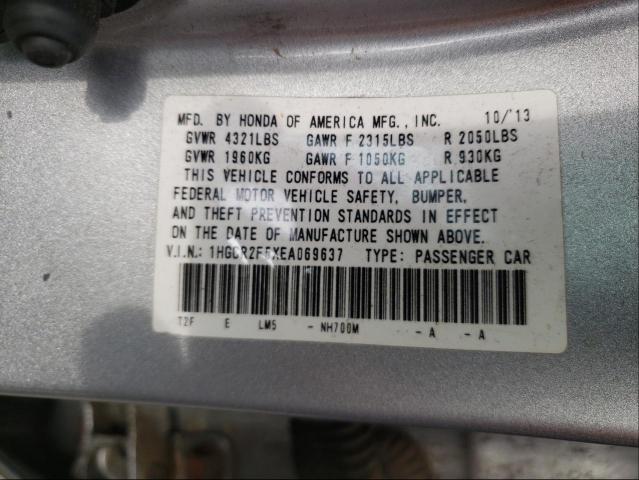 Photo 9 VIN: 1HGCR2F5XEA069637 - HONDA ACCORD SPO 