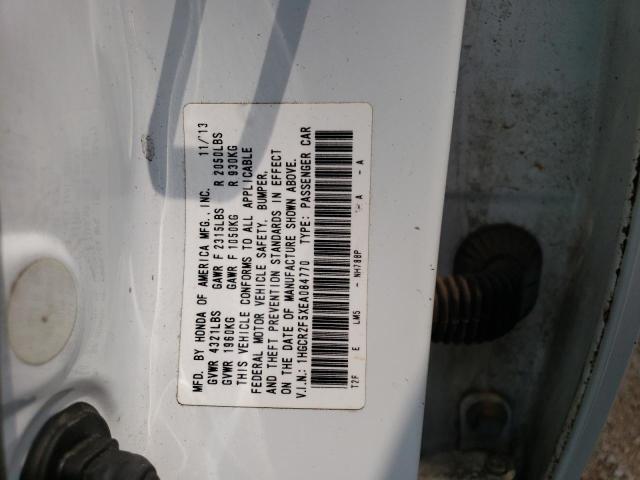 Photo 11 VIN: 1HGCR2F5XEA084770 - HONDA ACCORD SEDAN 