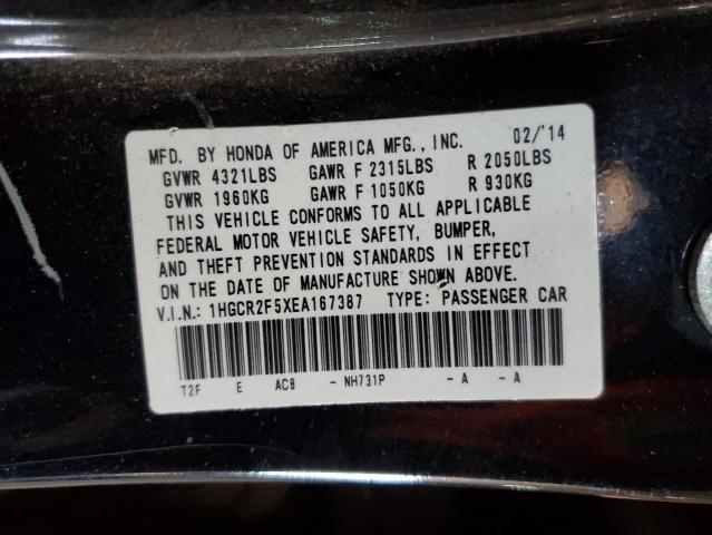 Photo 12 VIN: 1HGCR2F5XEA167387 - HONDA ACCORD SPO 