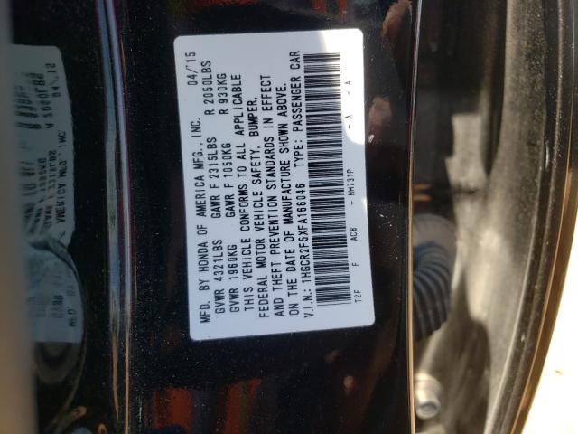 Photo 9 VIN: 1HGCR2F5XFA166046 - HONDA ACCORD SPO 