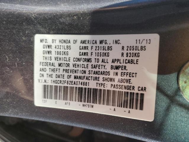 Photo 11 VIN: 1HGCR2F5XGA096856 - HONDA ACCORD 