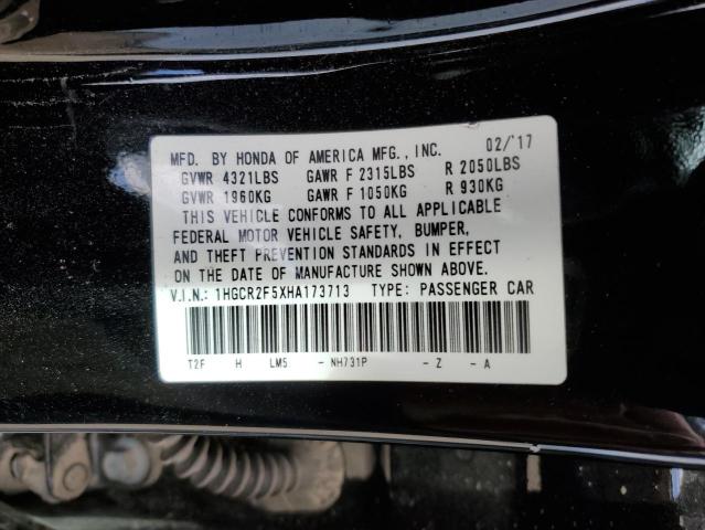 Photo 11 VIN: 1HGCR2F5XHA173713 - HONDA ACCORD SPO 