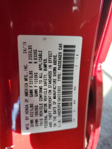 Photo 11 VIN: 1HGCR2F61GA203950 - HONDA ACCORD 