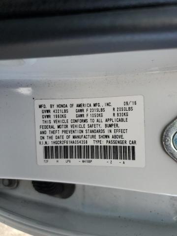 Photo 11 VIN: 1HGCR2F61HA054358 - HONDA ACCORD 