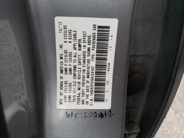 Photo 11 VIN: 1HGCR2F63GA056062 - HONDA ACCORD SPO 