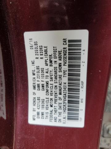 Photo 11 VIN: 1HGCR2F64GA234514 - HONDA ACCORD 