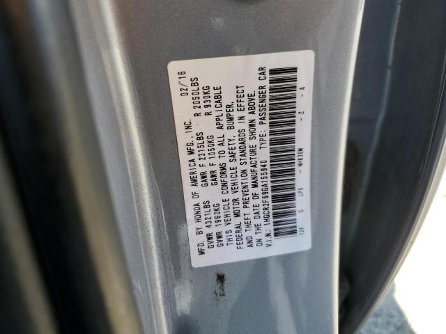 Photo 12 VIN: 1HGCR2F69GA155940 - HONDA ACCORD SPO 