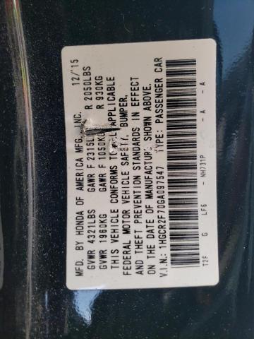 Photo 11 VIN: 1HGCR2F70GA097547 - HONDA ACCORD 