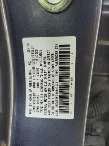 Photo 12 VIN: 1HGCR2F70HA005211 - HONDA ACCORD EX 