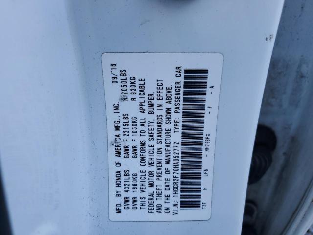 Photo 12 VIN: 1HGCR2F70HA052772 - HONDA ACCORD 