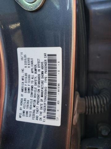 Photo 11 VIN: 1HGCR2F70HA068843 - HONDA ACCORD EX 