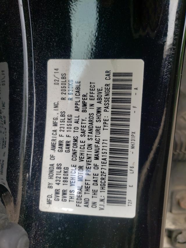 Photo 9 VIN: 1HGCR2F71EA157171 - HONDA ACCORD EX 