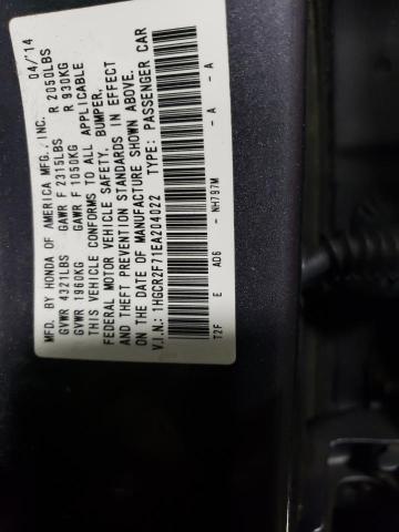 Photo 11 VIN: 1HGCR2F71EA204022 - HONDA ACCORD EX 