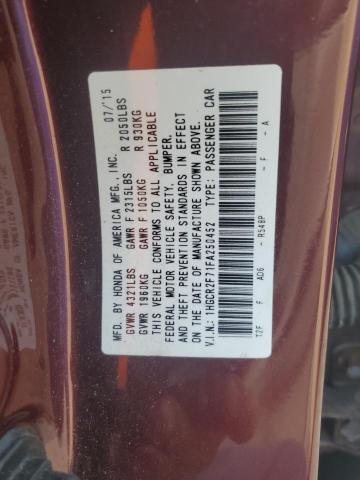 Photo 11 VIN: 1HGCR2F71FA250452 - HONDA ACCORD EX 