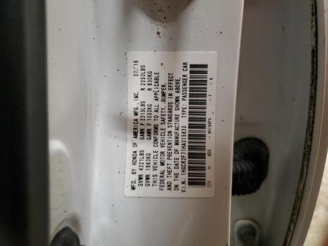 Photo 11 VIN: 1HGCR2F71HA015830 - HONDA ACCORD EX 