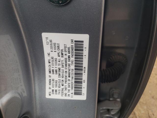 Photo 9 VIN: 1HGCR2F71HA125759 - HONDA ACCORD EX 