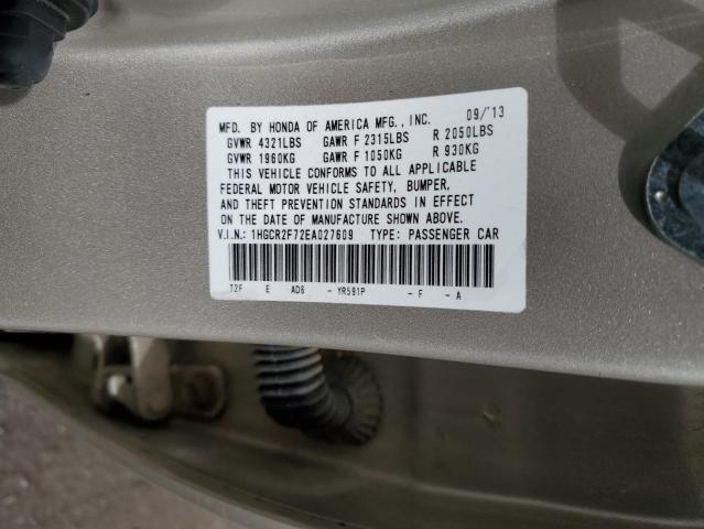 Photo 11 VIN: 1HGCR2F72EA027609 - HONDA ACCORD 